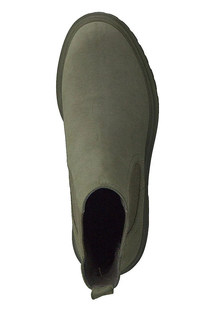 Damen Chelsea Velours-Stiefelette